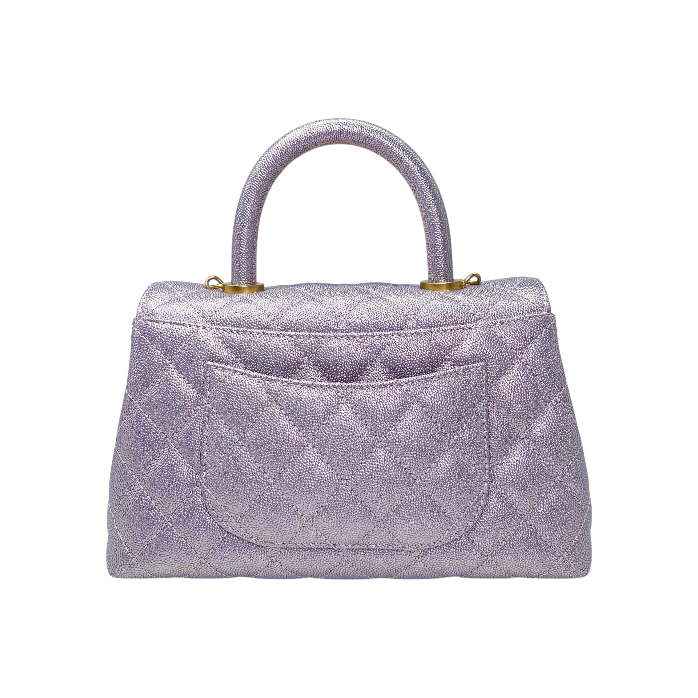 Chanel Iridescent Rose Coco Top Handle