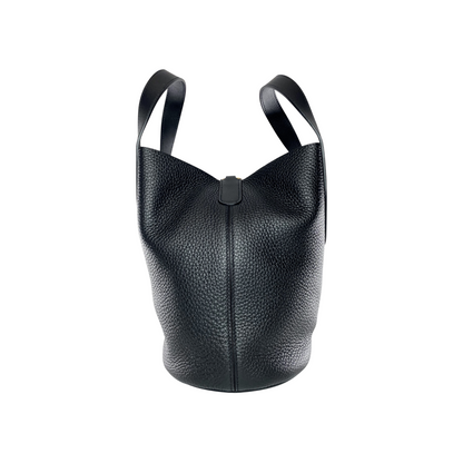 Hermes In-The-Loop 23 Black Clemence Gold Hardware