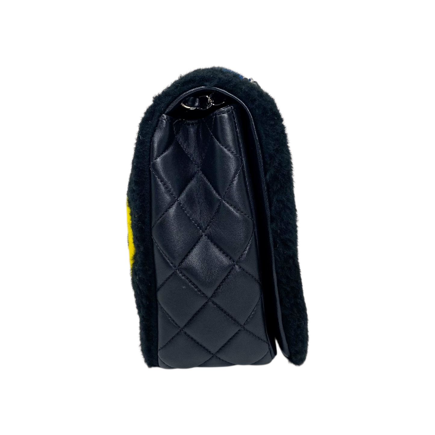 Chanel Black Multicolor No. 5 Comic Pop Art Flap Bag