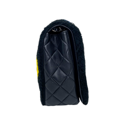 Chanel Black Multicolor No. 5 Comic Pop Art Flap Bag