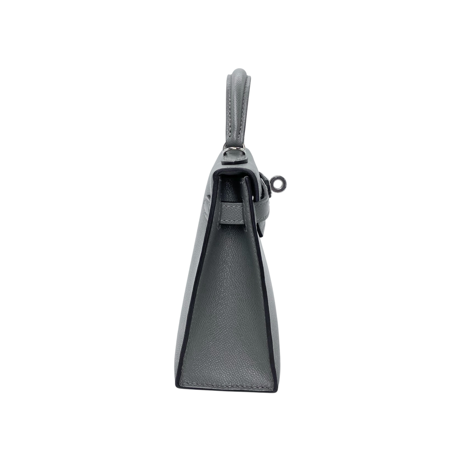 Hermes Mini Kelly 20 Gris Meyer Madame Palladium Hardware