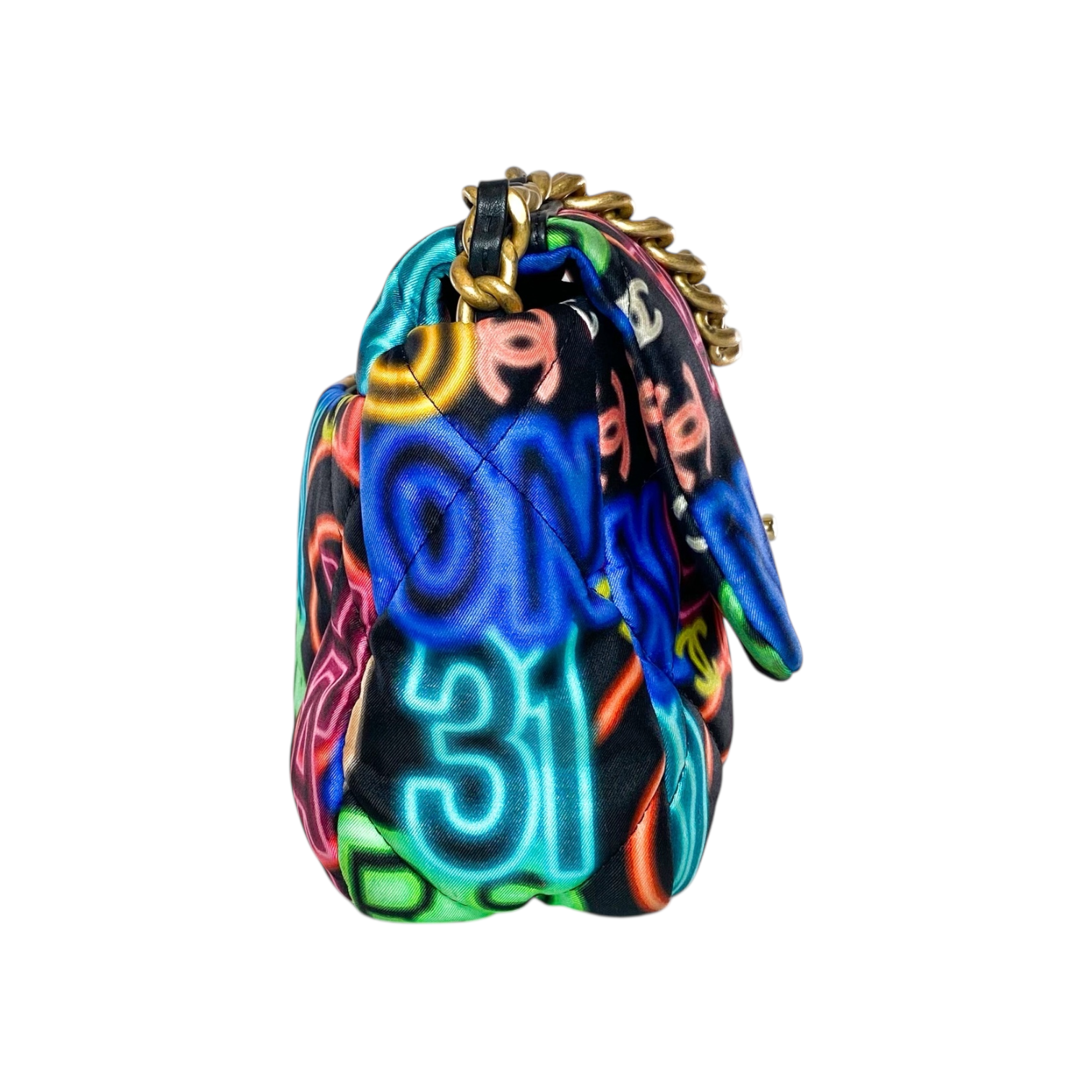 Chanel 19 Multicolor Graffiti Medium Flap Bag