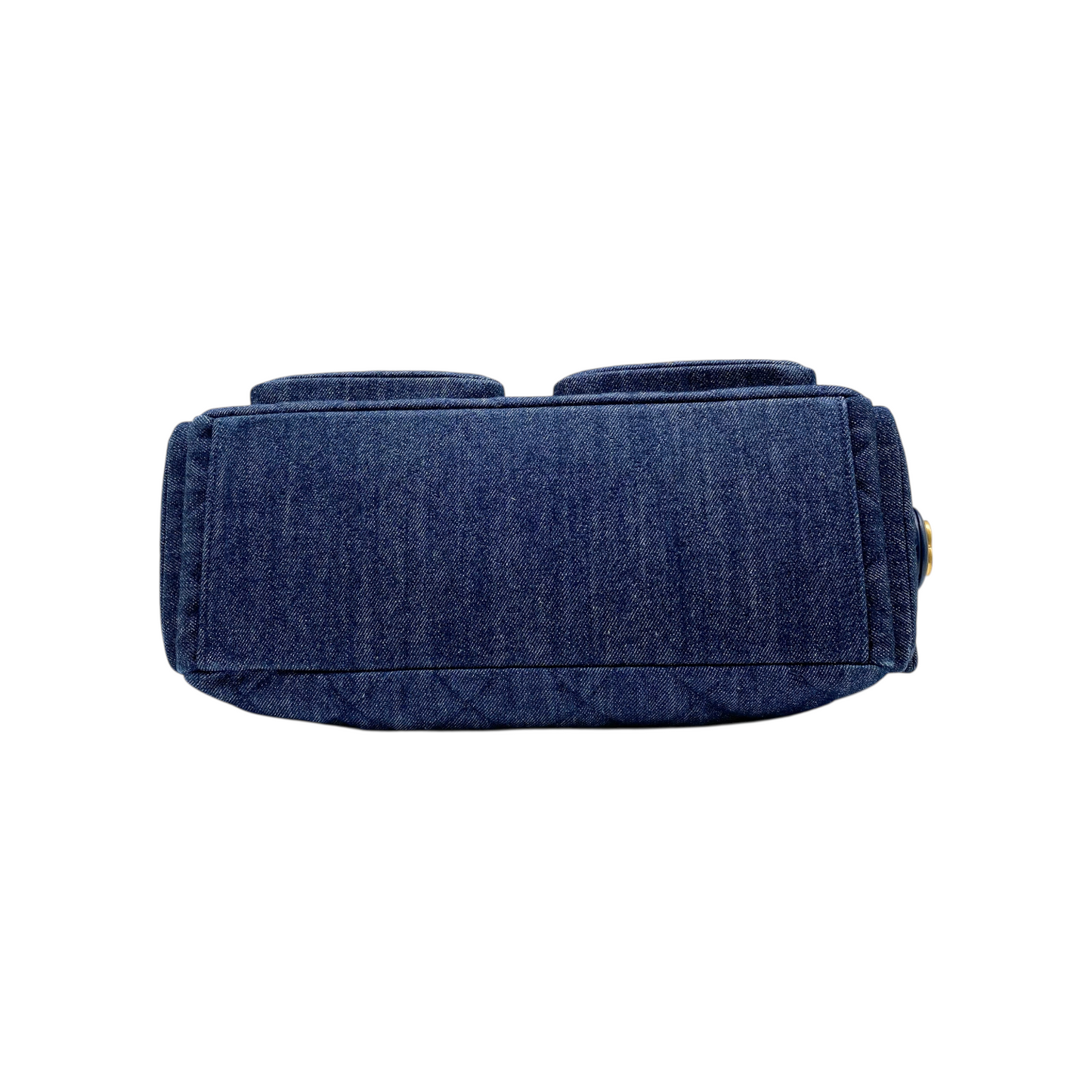 Chanel Dark Blue Denim Cargo Hobo