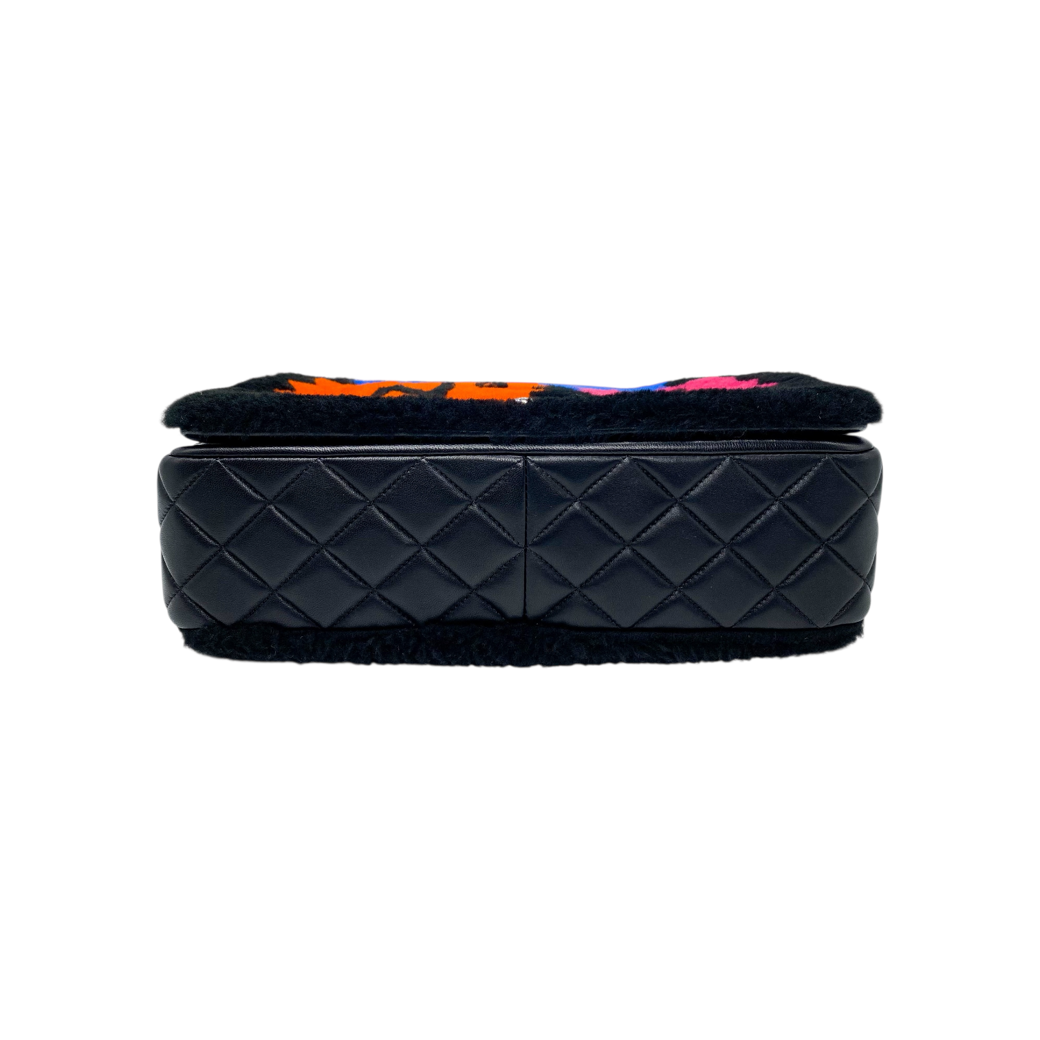 Chanel Black Multicolor No. 5 Comic Pop Art Flap Bag