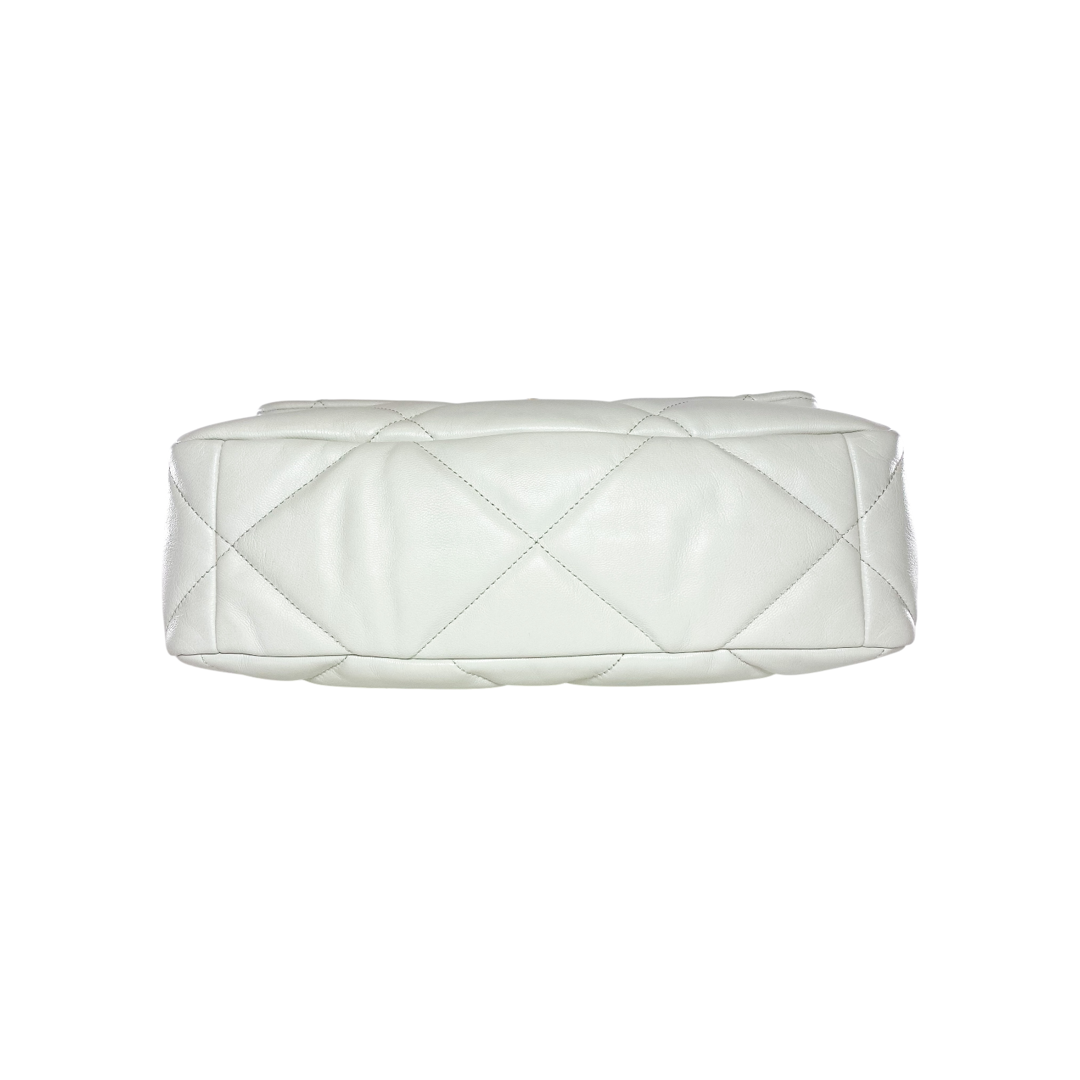 Chanel 19 White Large