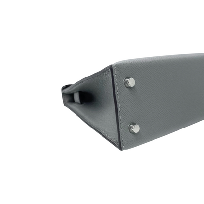 Hermes Mini Kelly 20 Gris Meyer Madame Palladium Hardware