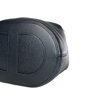 Hermes In-The-Loop 23 Black Clemence Gold Hardware