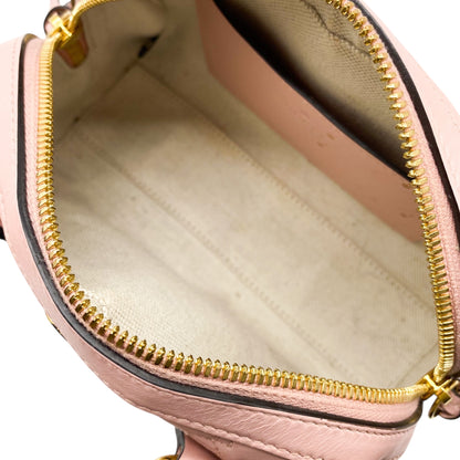 Gucci Pink Mini Embossed Bowler