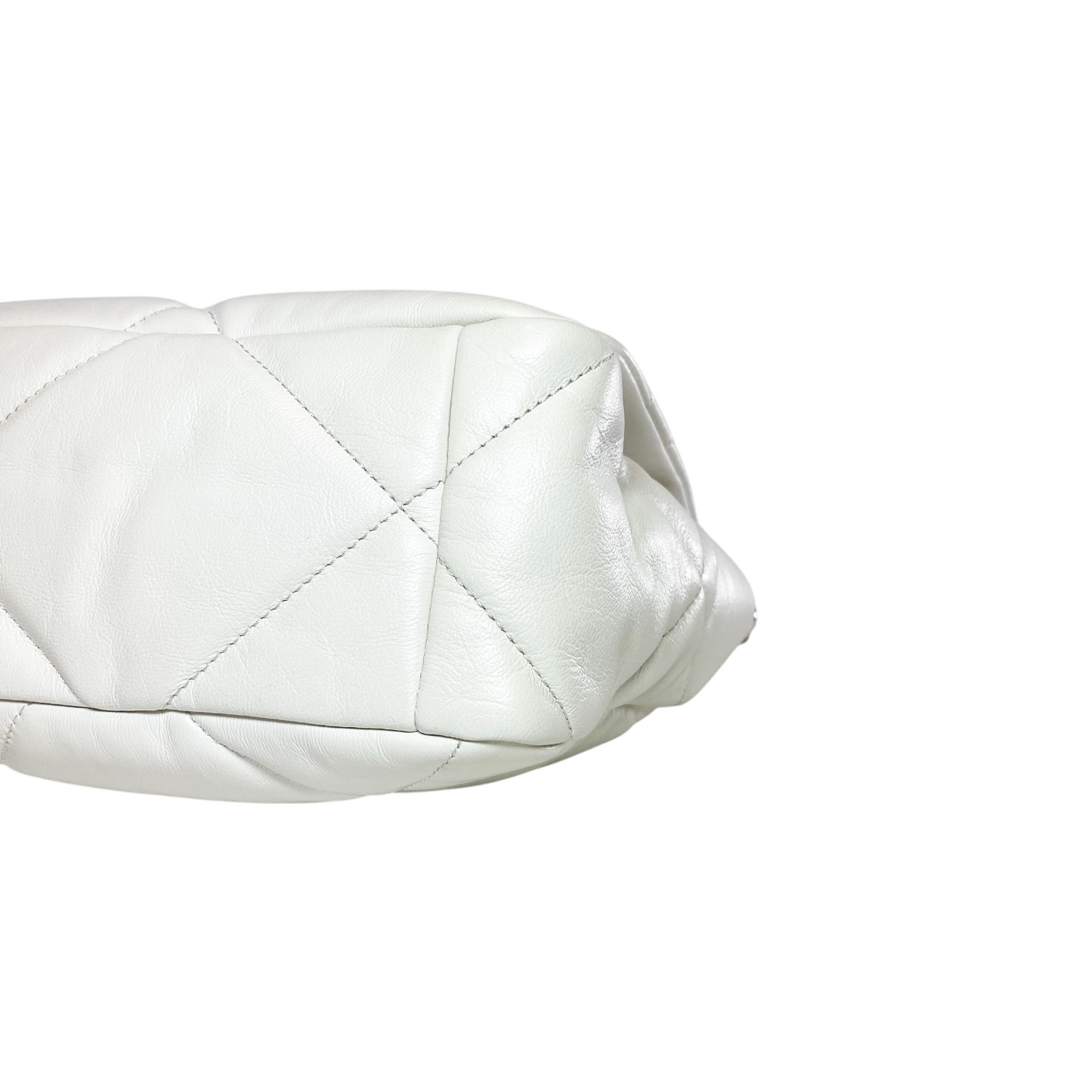 Chanel 19 White Large