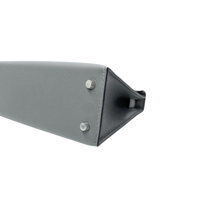 Hermes Mini Kelly 20 Gris Meyer Madame Palladium Hardware