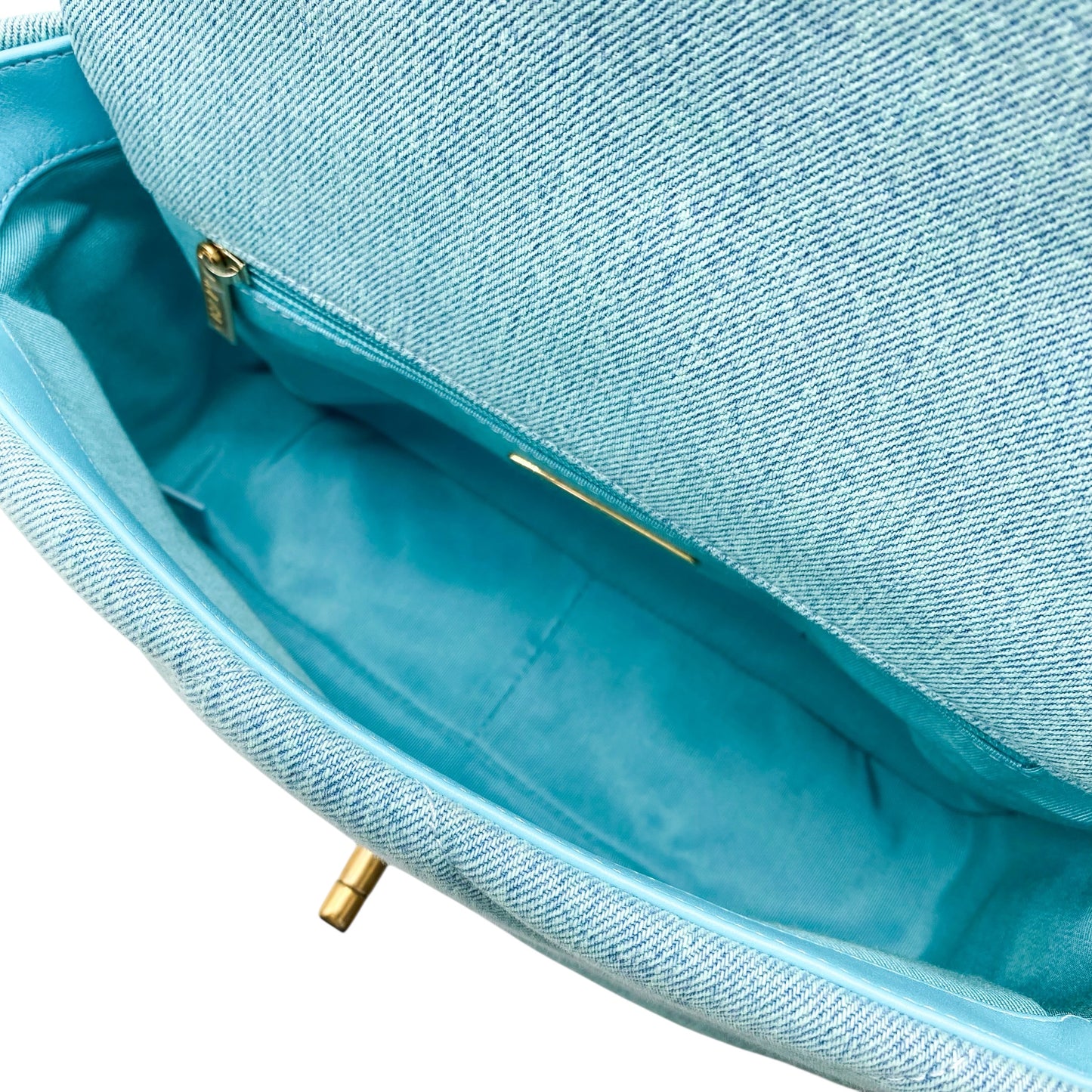 Chanel 19 Medium Denim Flap Bag