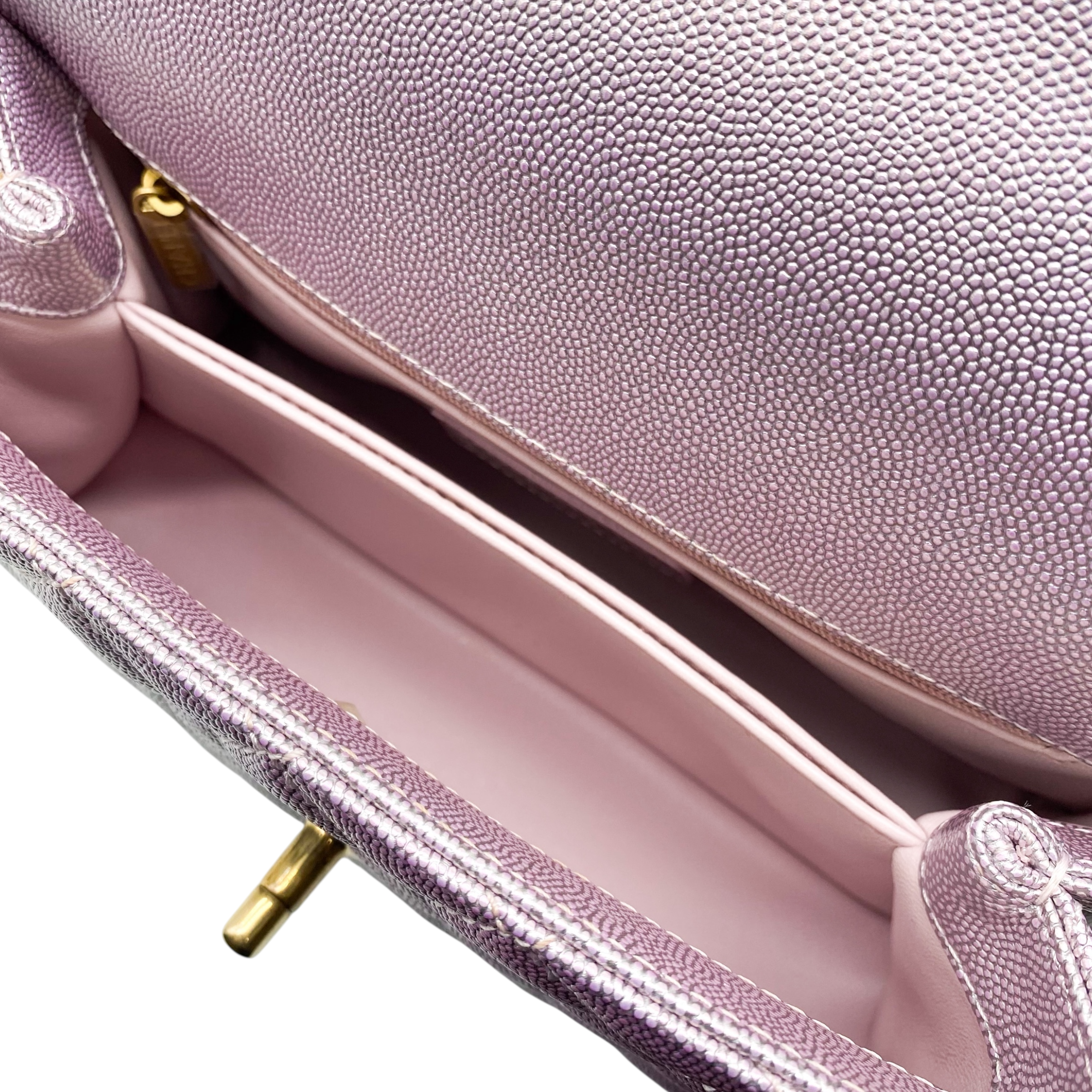 Chanel Iridescent Rose Coco Top Handle