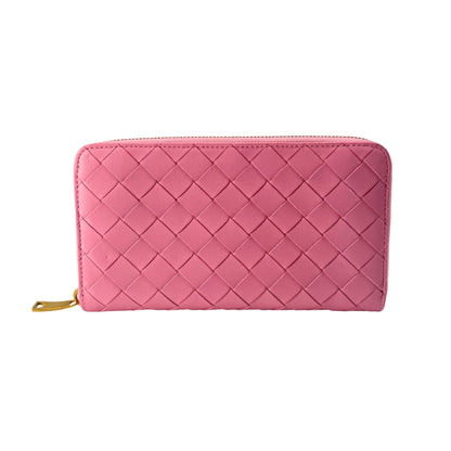 Bottega Veneta Pink Long Wallet