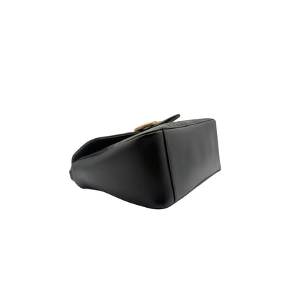 Gucci Black Marmont Small Top Handle Bag