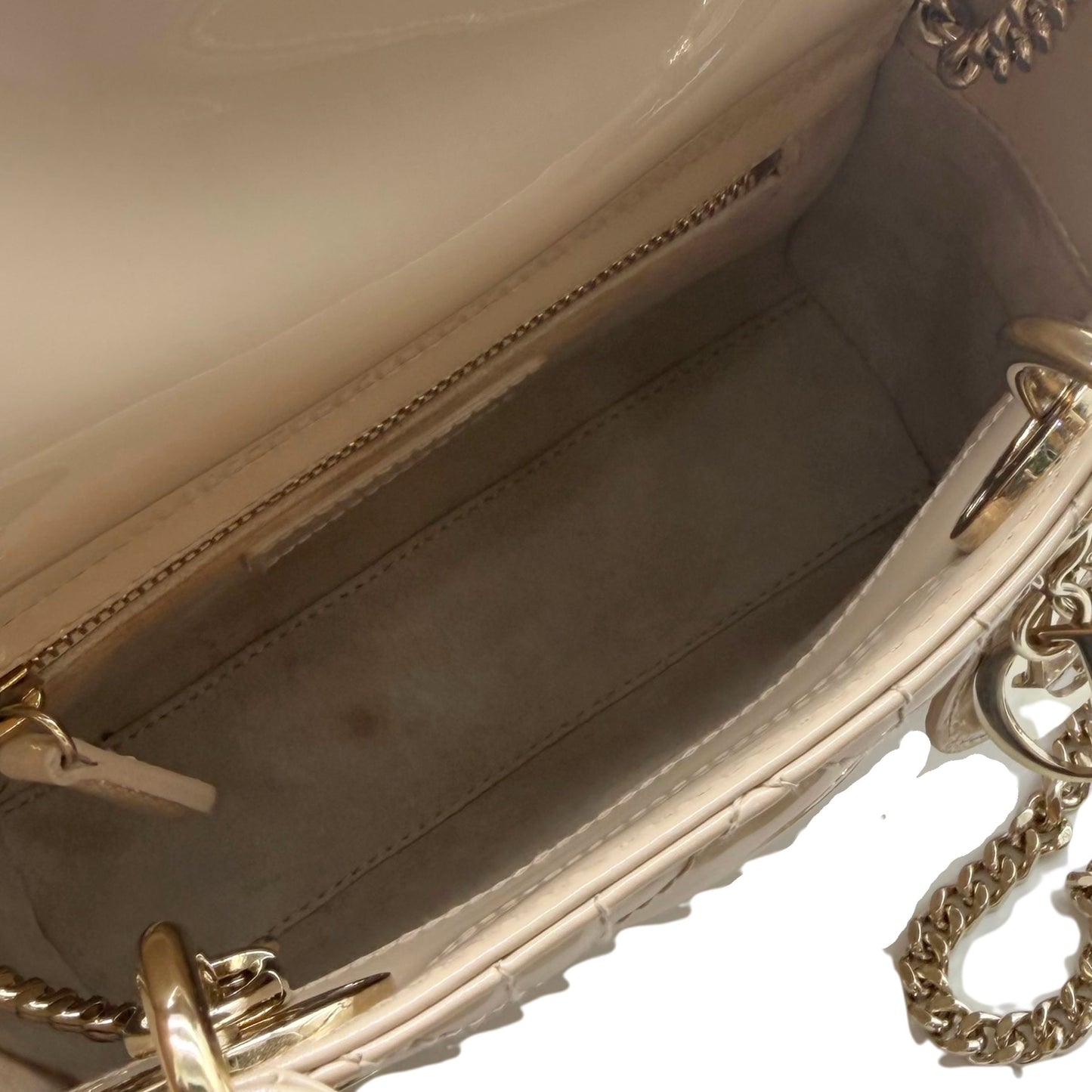 Dior Mini Lady Dior Beige Handbag