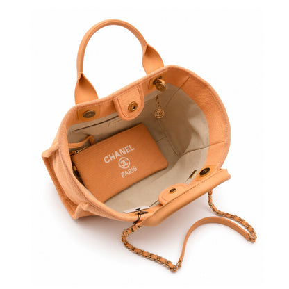 Chanel Tangerine Deauville with Light Gold Hardware