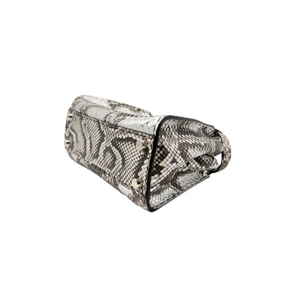 Fendi Peekaboo ISeeU Python Metallic Bag