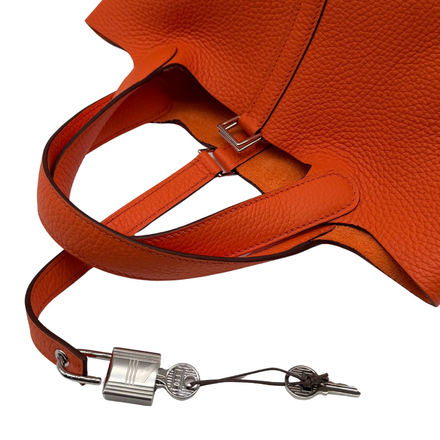 Hermès Picotin Lock 18 in Orange Minium Clemence