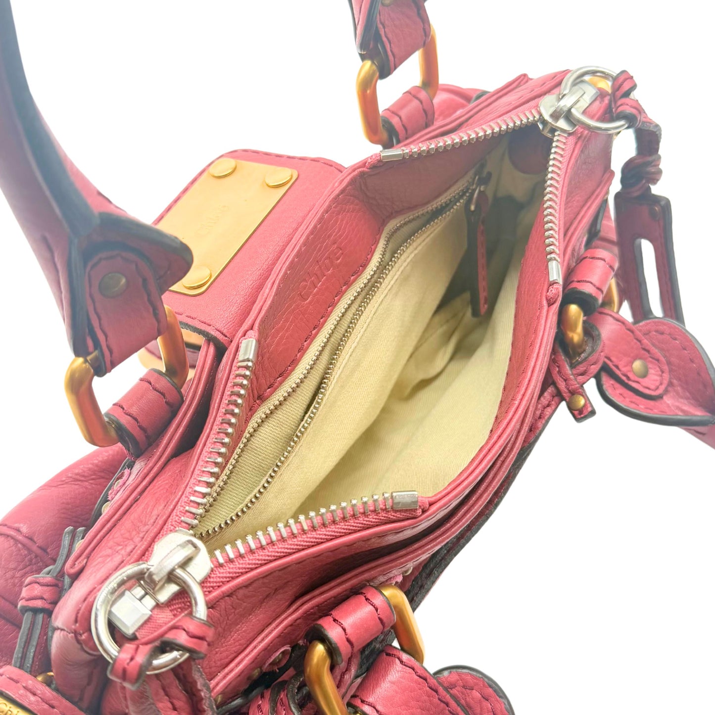 Chloe Small Paddington Dark Pink
