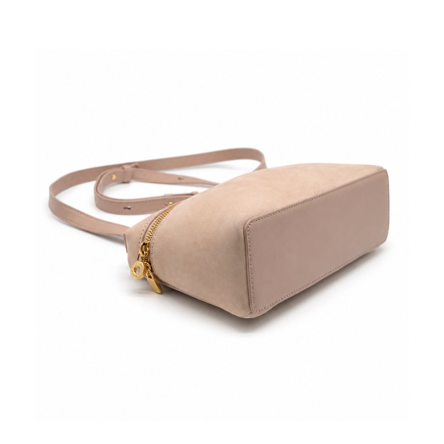 Loro Piana L19 Nude Suede Crossbody