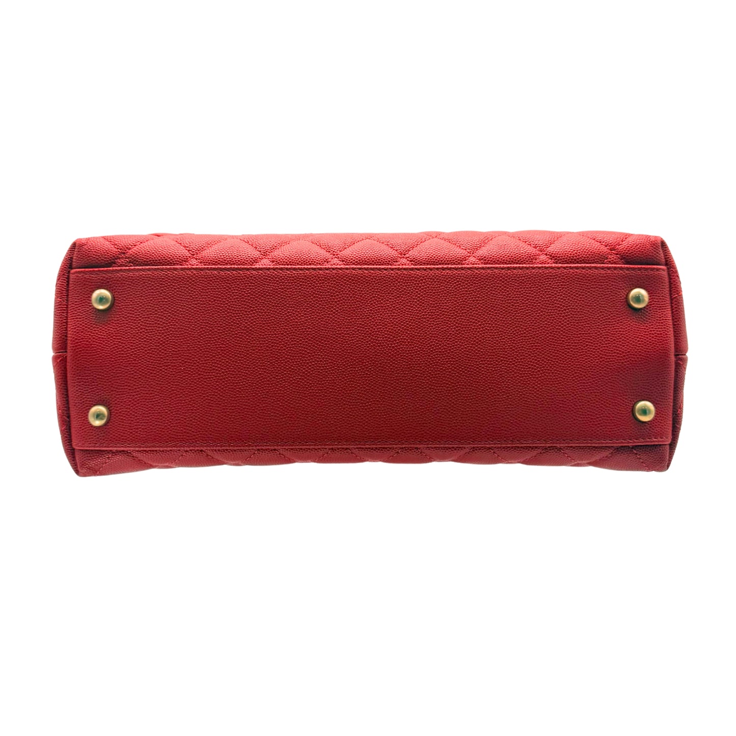 Chanel Small Coco Handle Red Flap