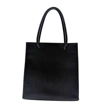 Balenciaga Logo North South Squared XXS Black Shopper Tote