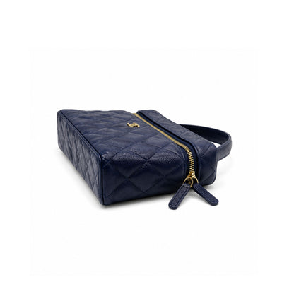 Chanel Navy Slim Vanity Crossbody