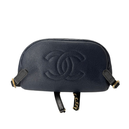 Chanel Small Blue Filigree Backpack