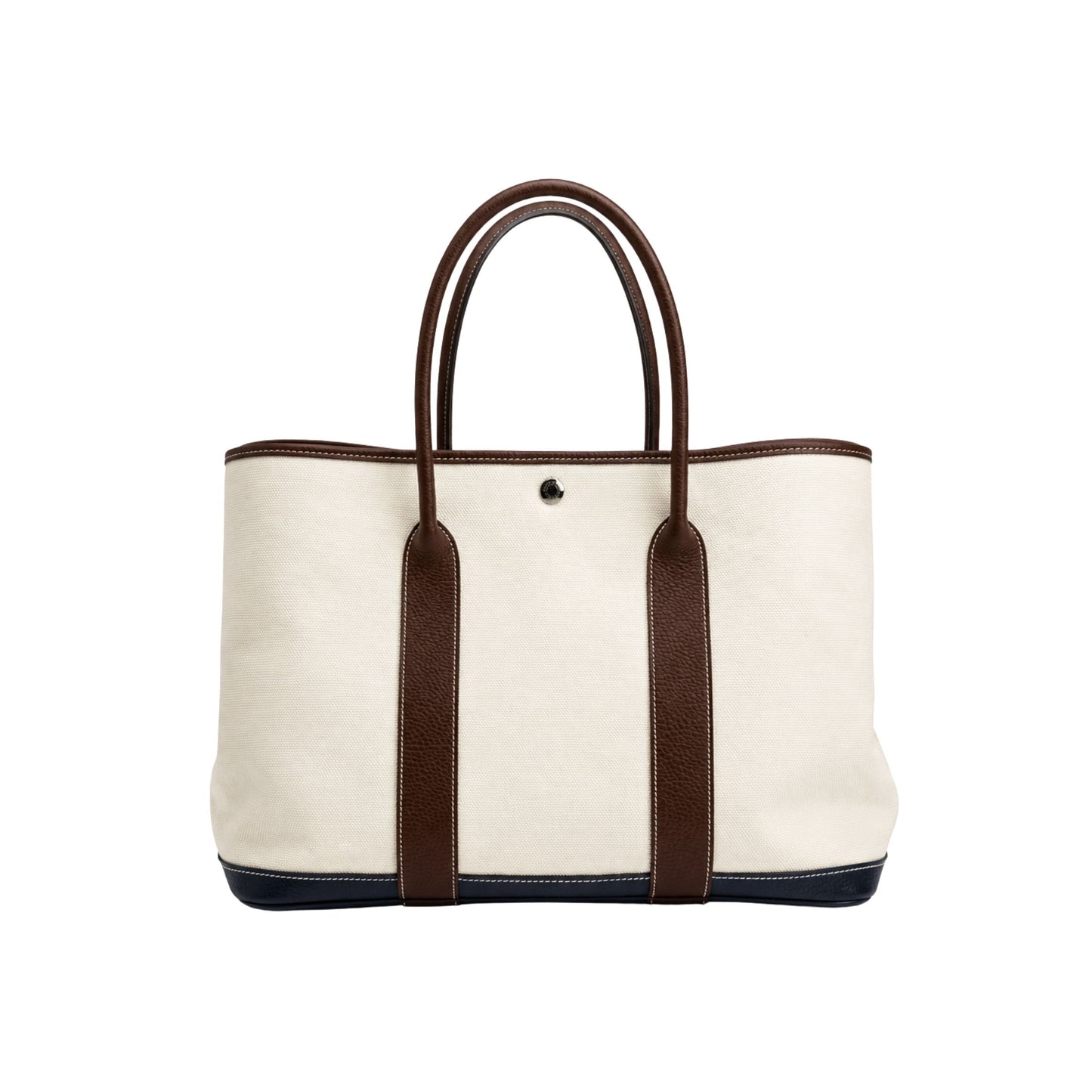 Hermes Garden Party 36 Toile Rouge H and Blue Sapphire Tote
