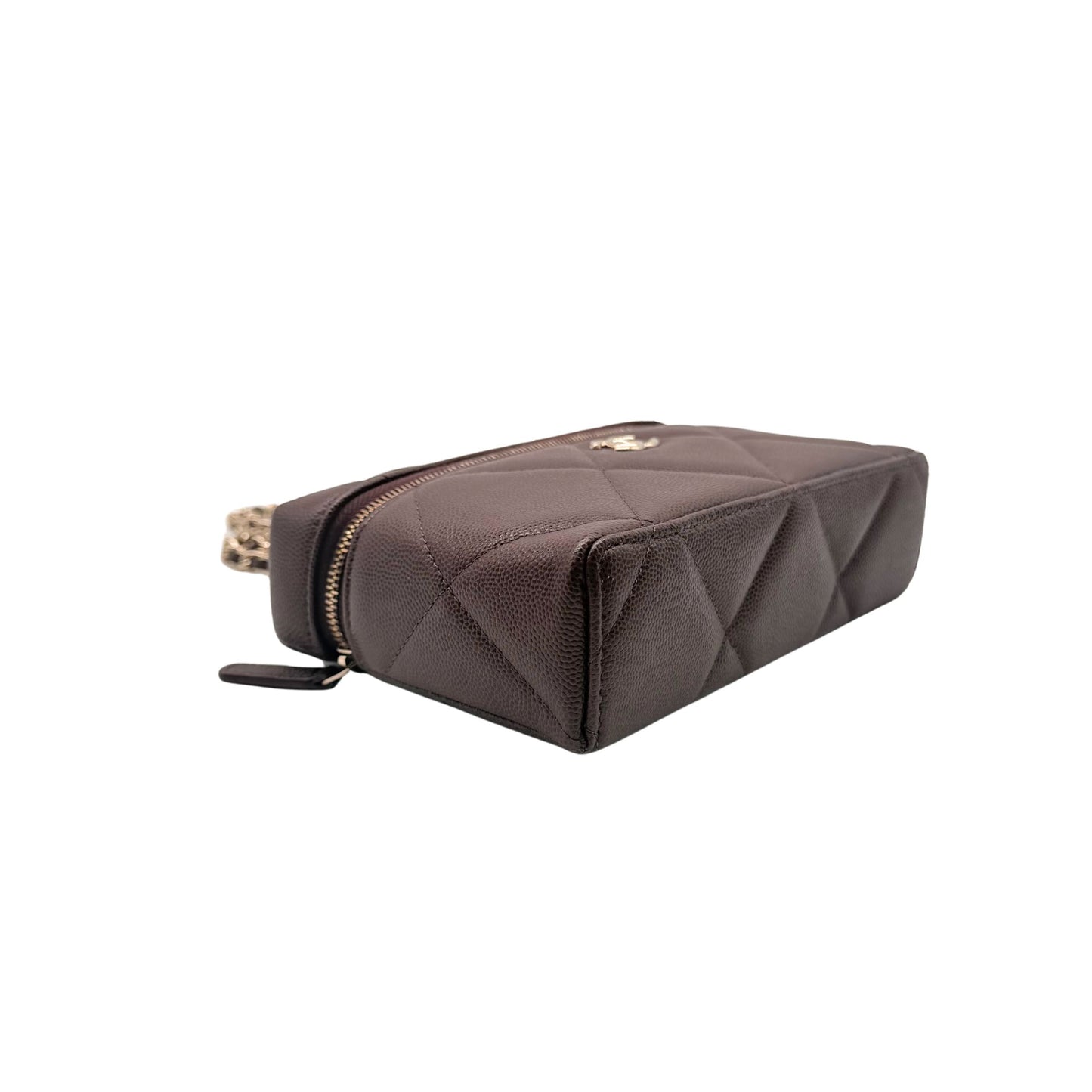 Chanel Slim Vanity Caviar Quilted Top Handle Bag