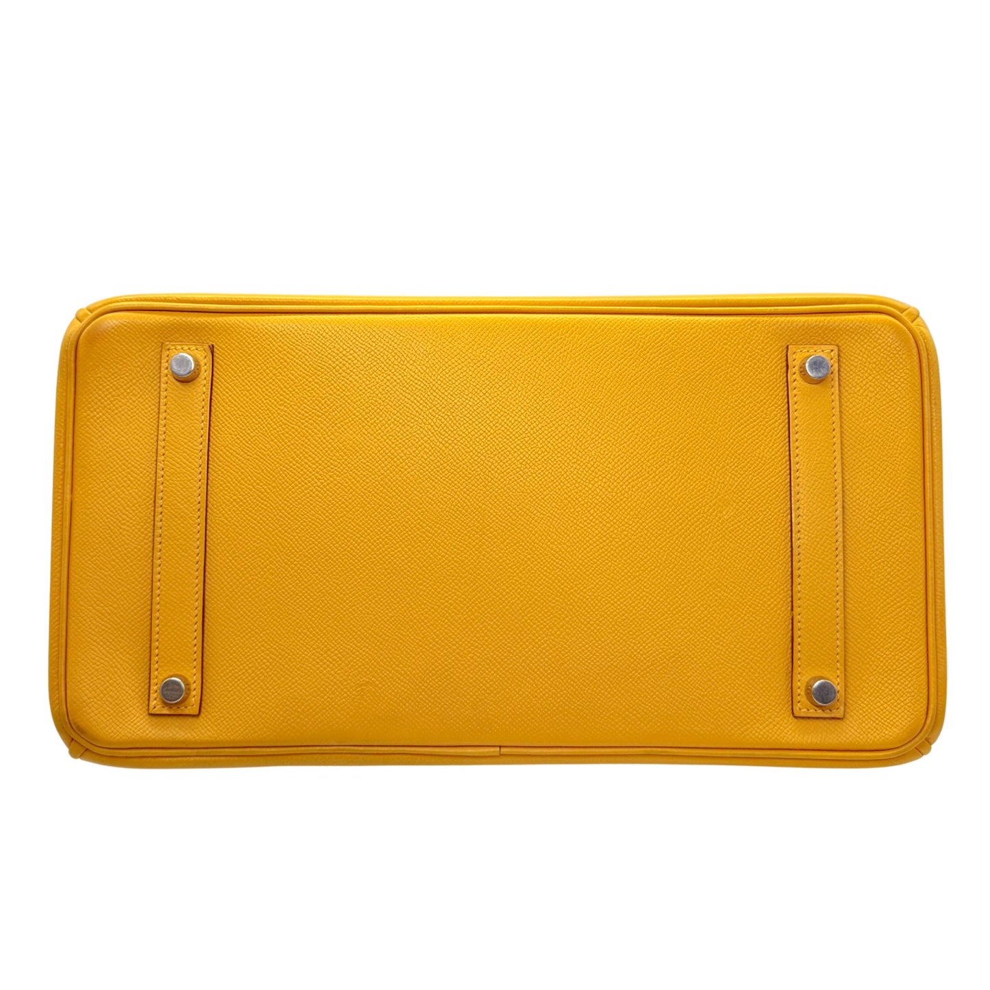 Hermés Birkin 35 Soleil Epsom Palladium Hardware