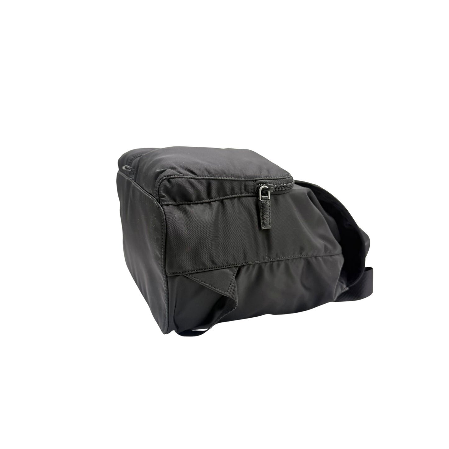 Prada Black Nylon 2 Pocket Backpack