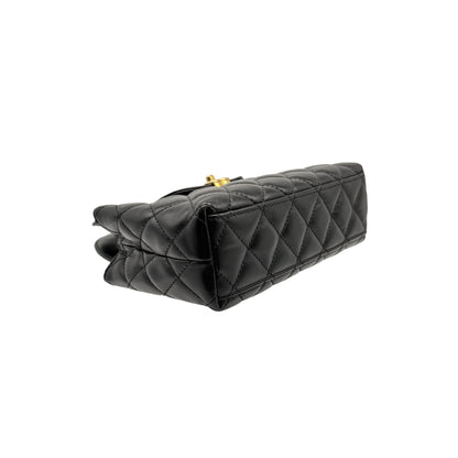 Chanel Kelly Nano Shopper in Black with Gold Hardware