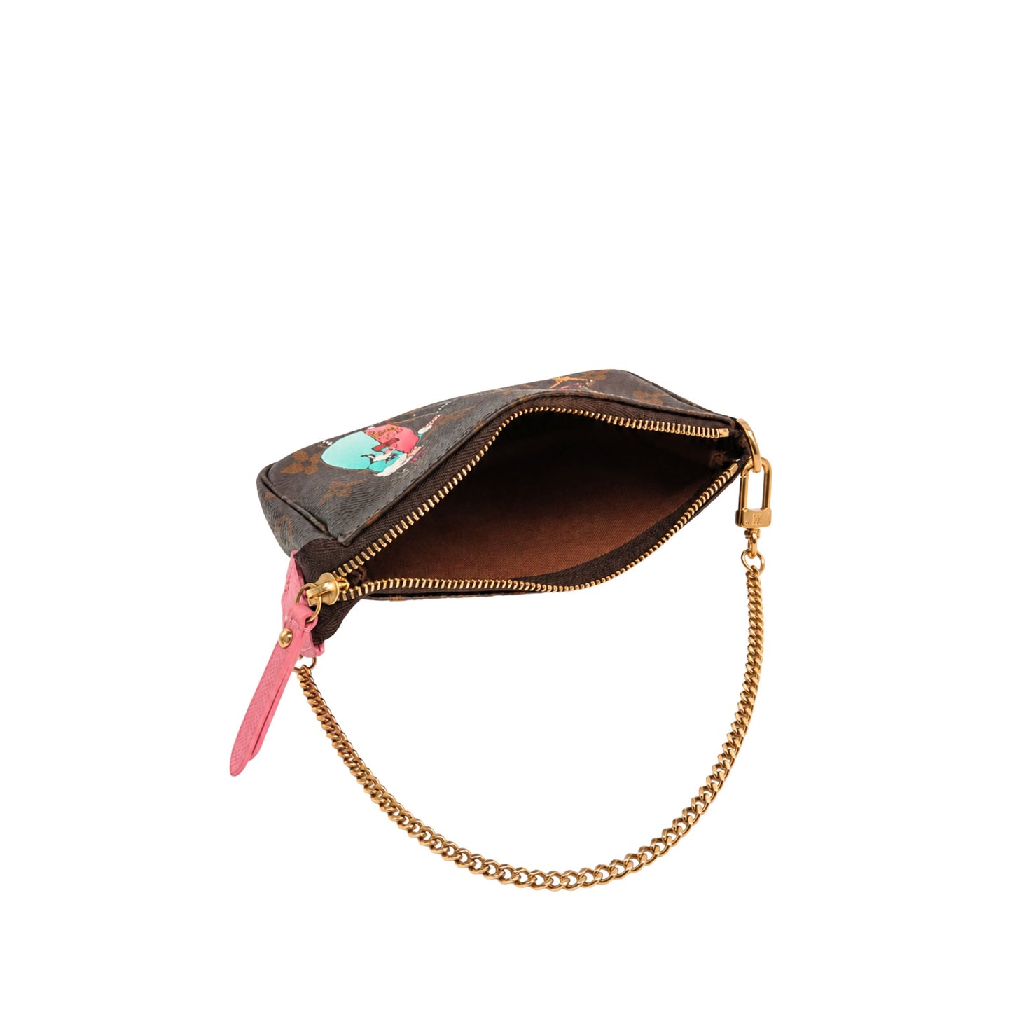 Louis Vuitton Monogram Rose Traveler Mini Pochette