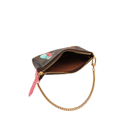 Louis Vuitton Monogram Rose Traveler Mini Pochette