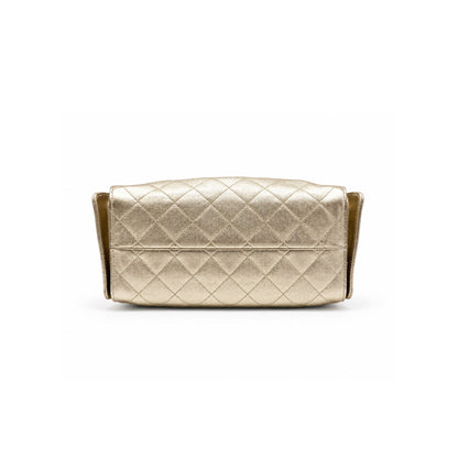 Chanel 25 Small Gold Shoulder Bag