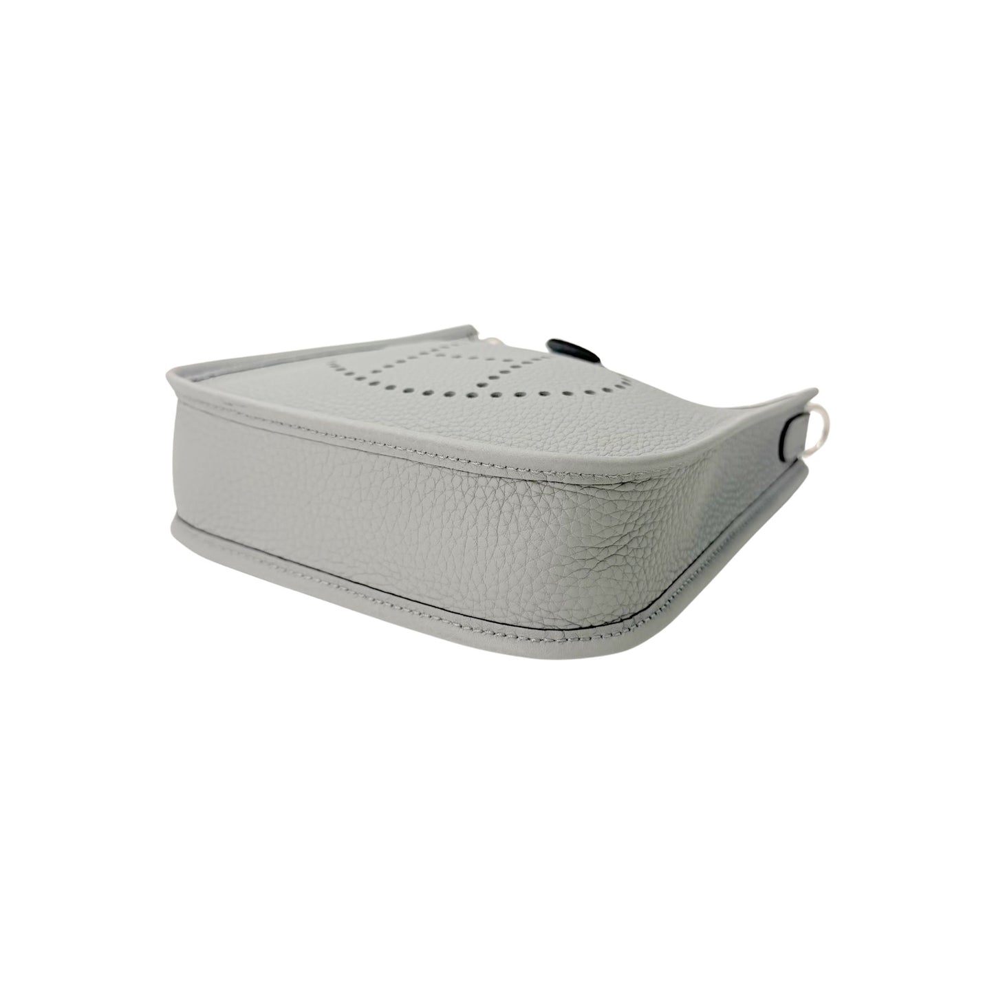 Hermes Blue Glacier Evelyne Crossbody Tres Petit Modele