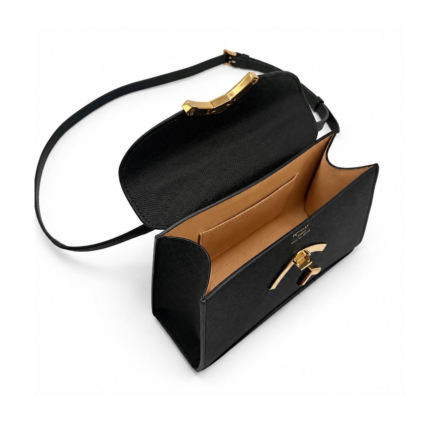 Moynat Gabrielle Black Mini Top Handle Bag