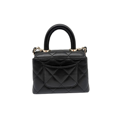 Chanel Black Nano Coco Handle