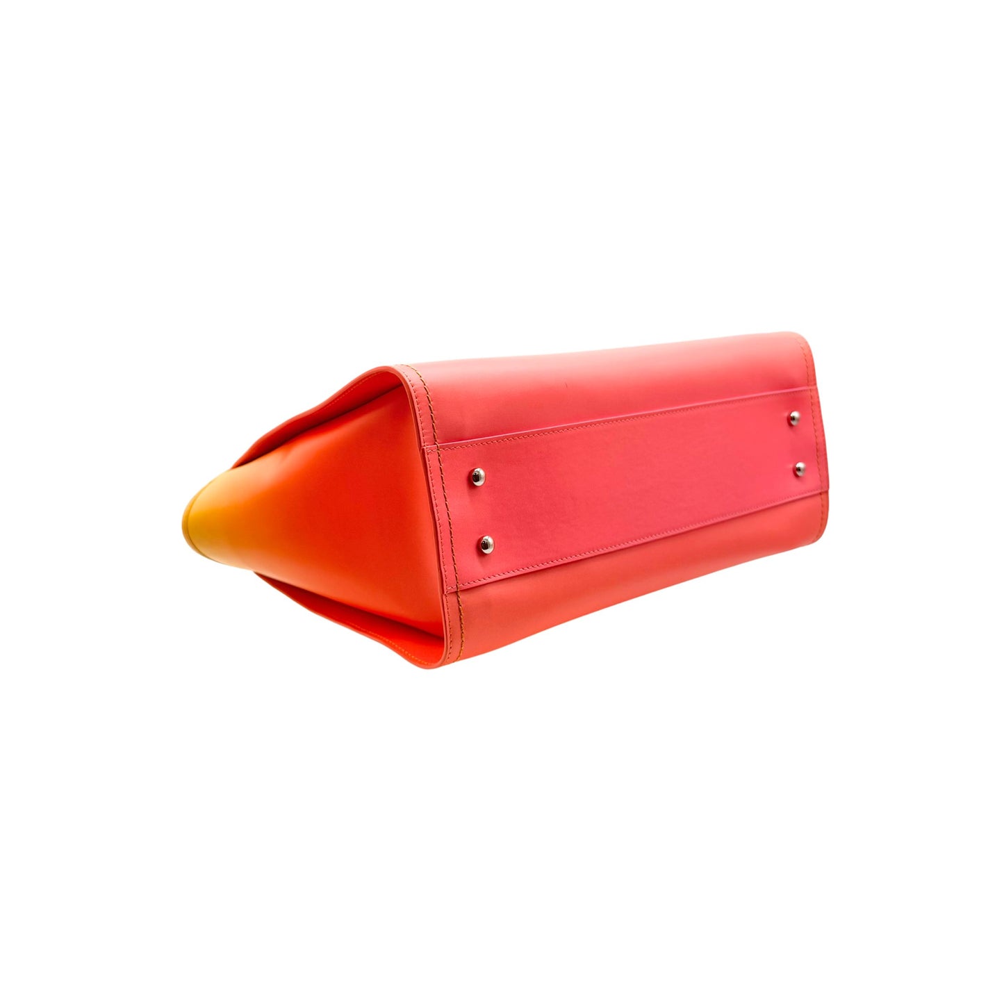 Chanel Deauville Tote in Medium Orange/Pink