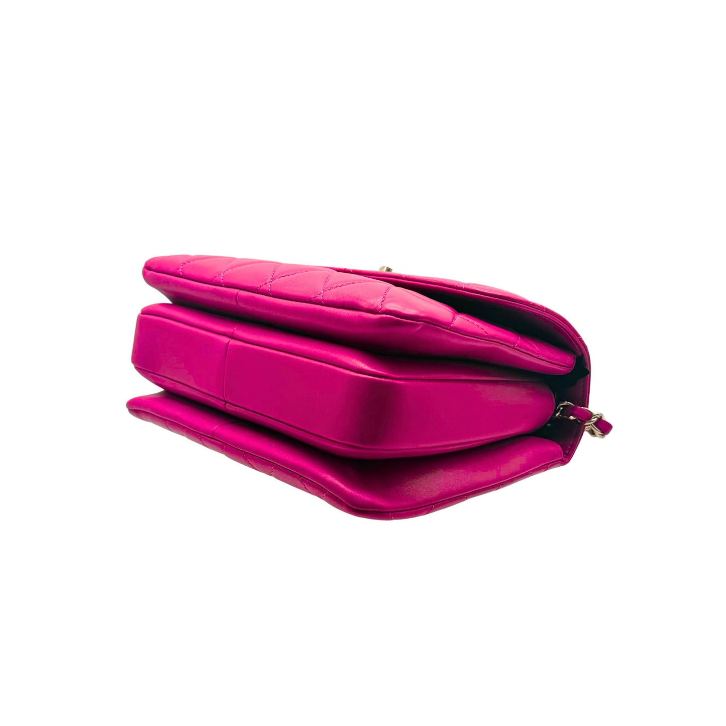 Chanel Trendy Small Dark Pink Flap Bag