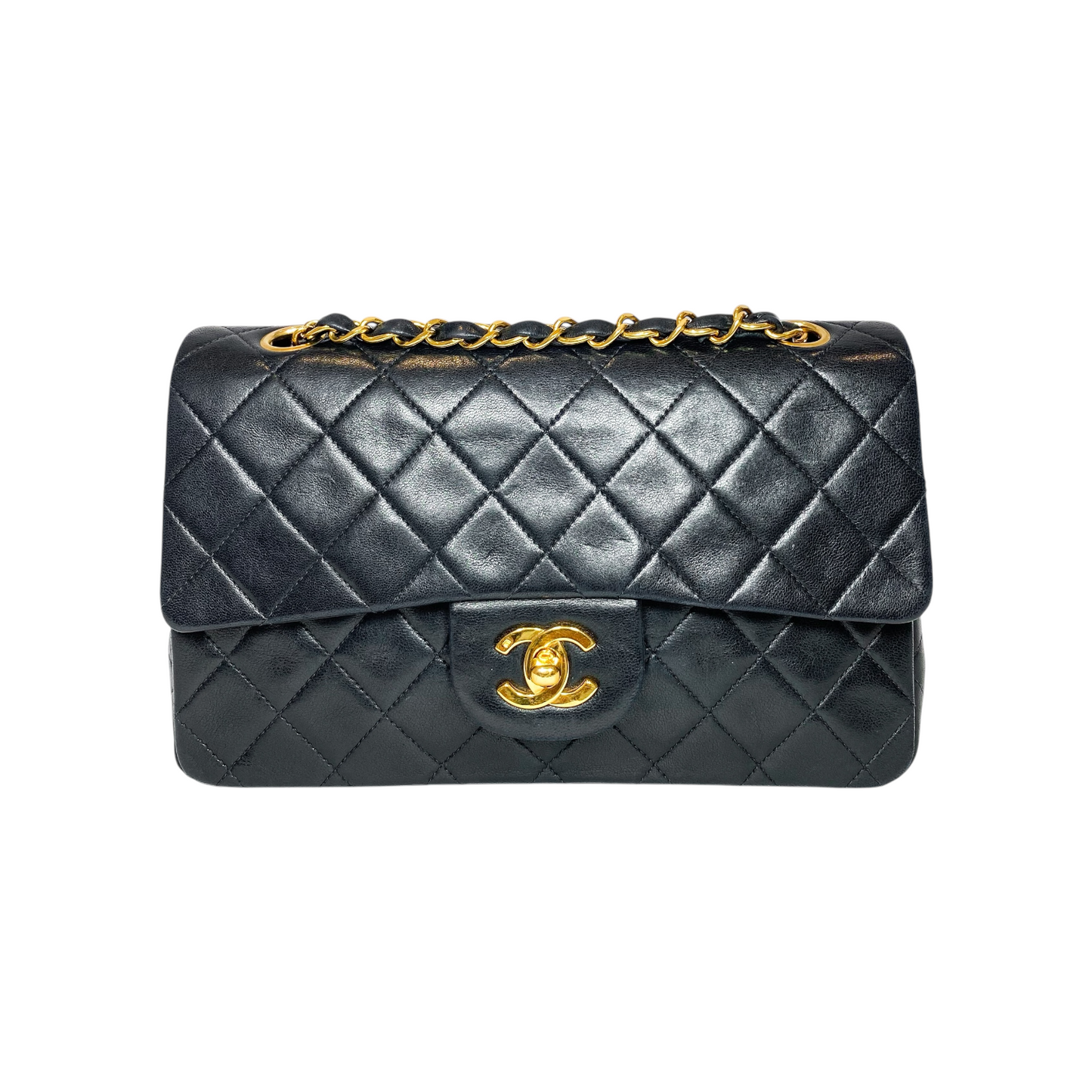 Chanel Small Black Vintage Double Flap Bag