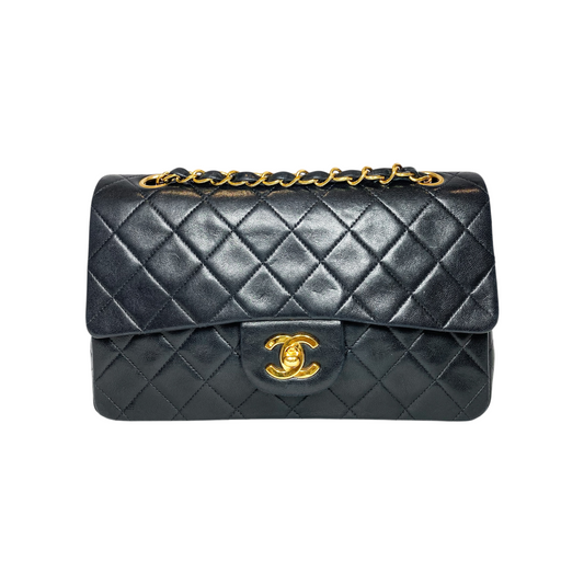 Chanel Small Black Vintage Double Flap Bag