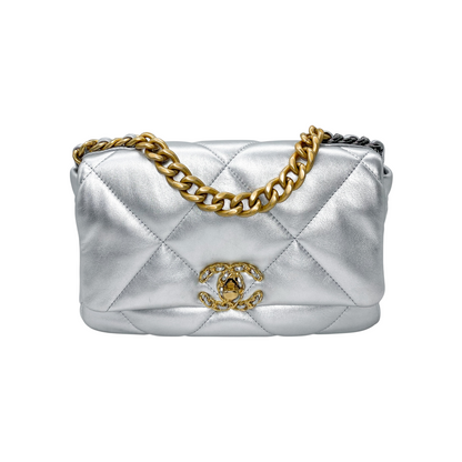 Chanel 19 Silver Medium