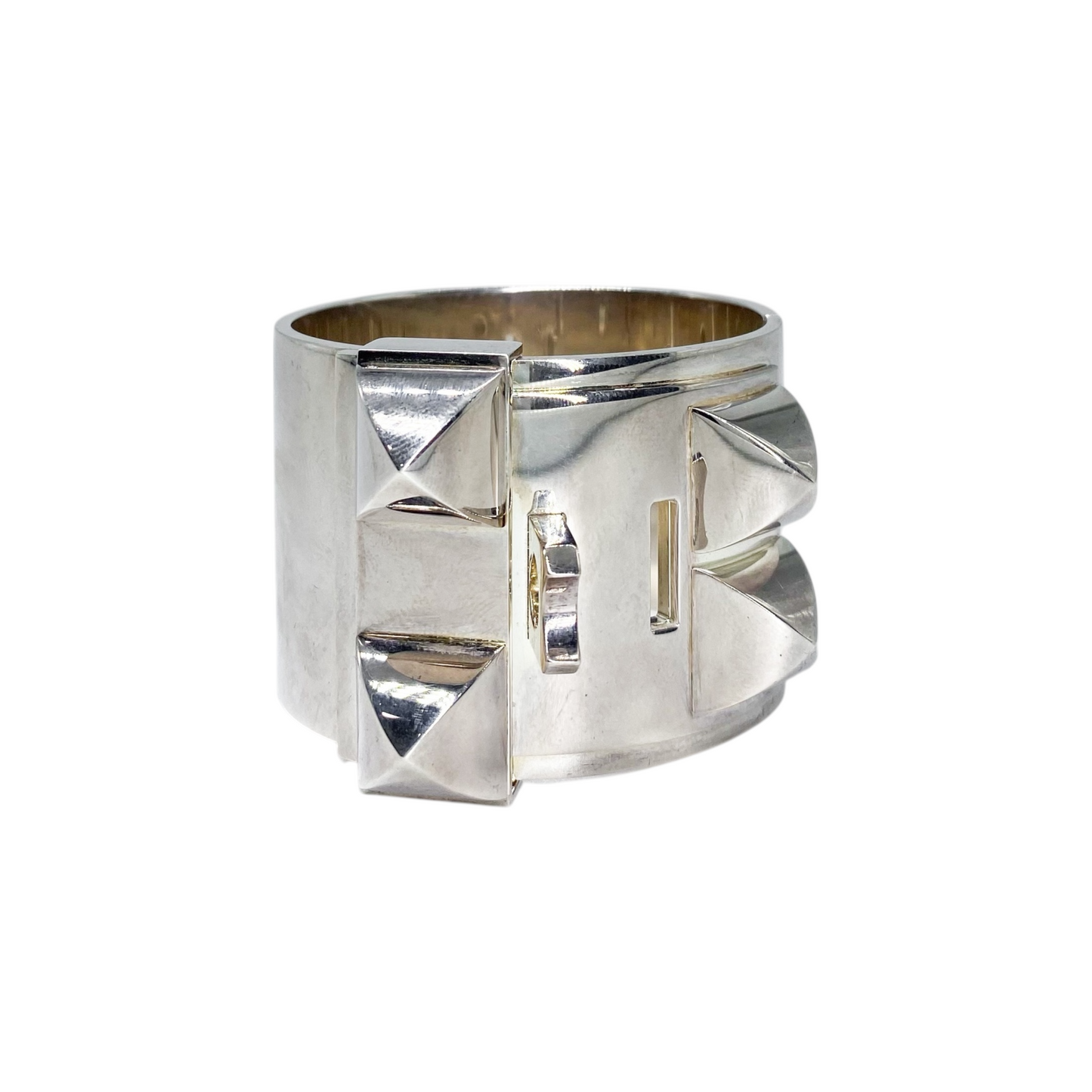 Hermes Sterling Silver CDC Cuff