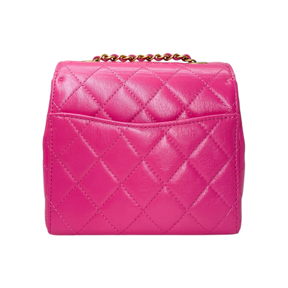Chanel Pink Mini Classic Single Flap Bag