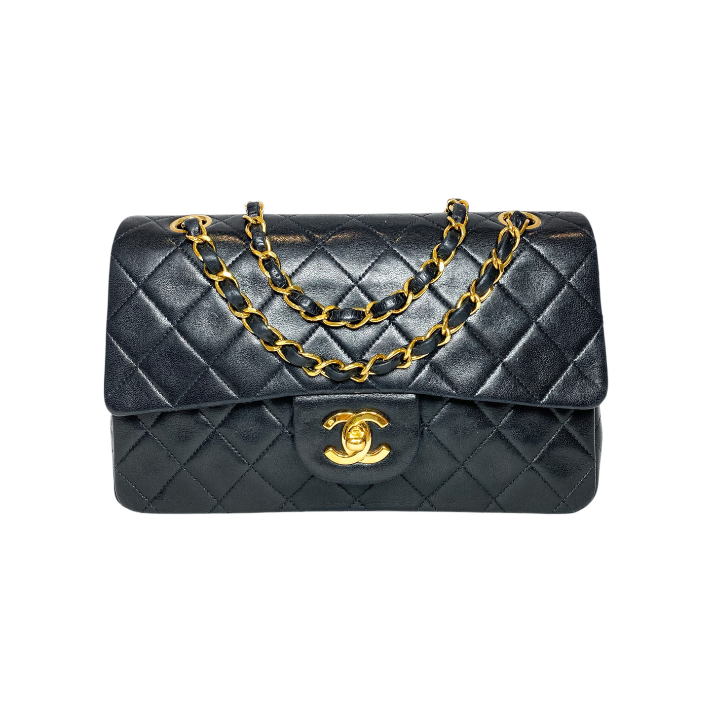 Chanel Small Black Vintage Double Flap Bag