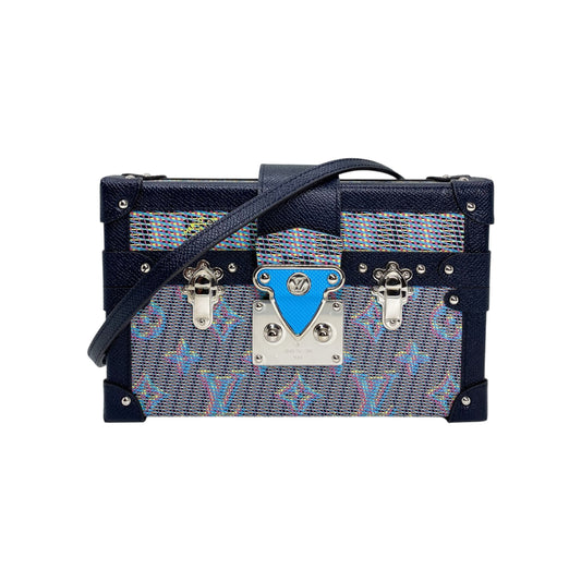 Louis Vuitton Multicolor Damier Pop Monogram Trunk Clutch