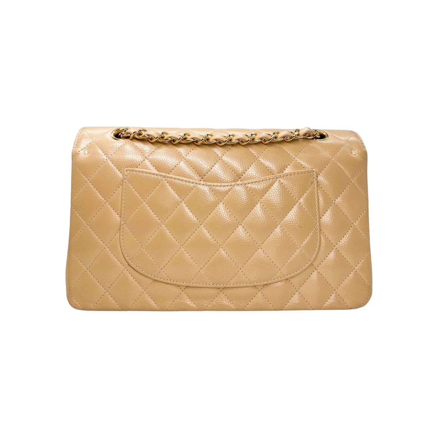 Chanel Beige Medium Double Flap Bag
