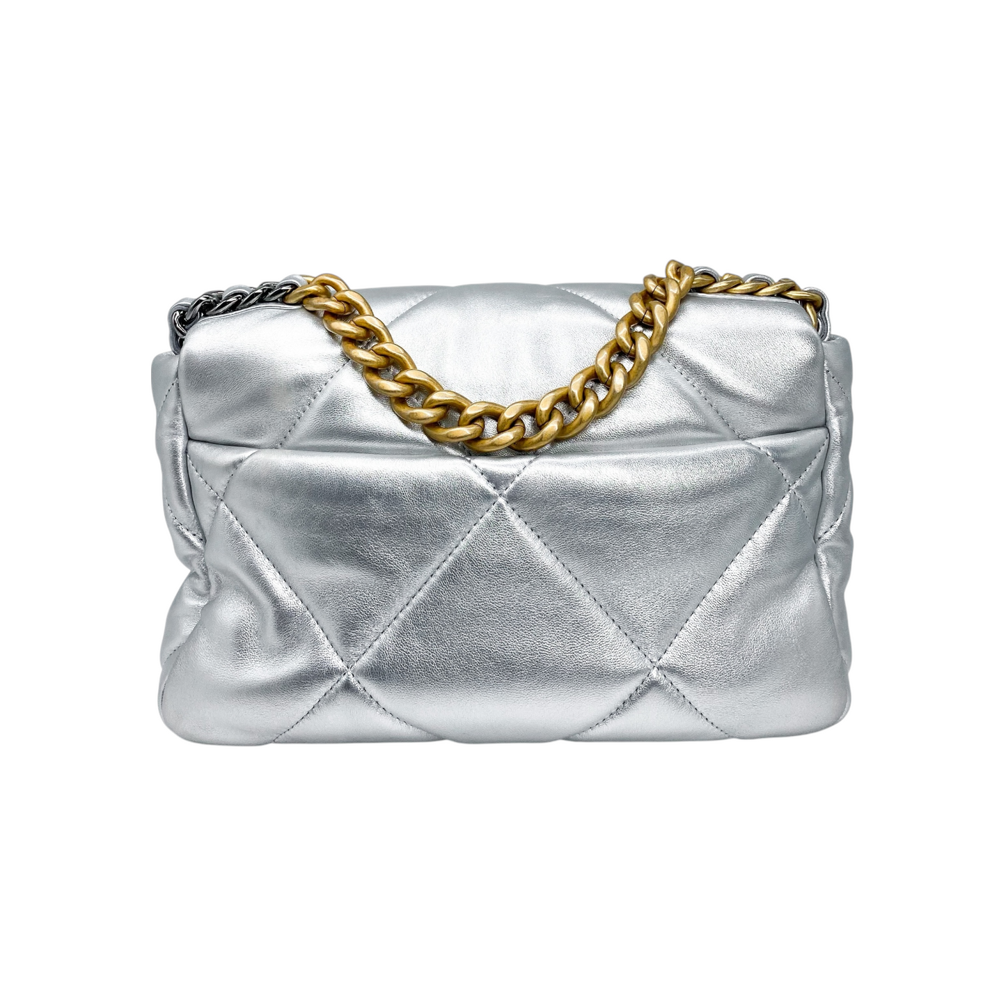 Chanel 19 Silver Medium